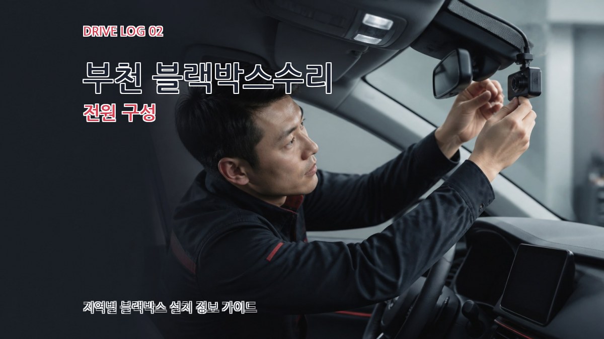 부천 블랙박스수리 전원 구성