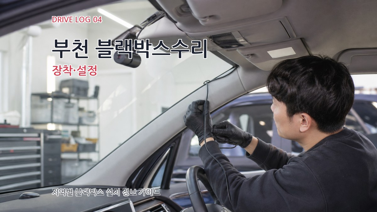 부천 블랙박스수리 장착·설정