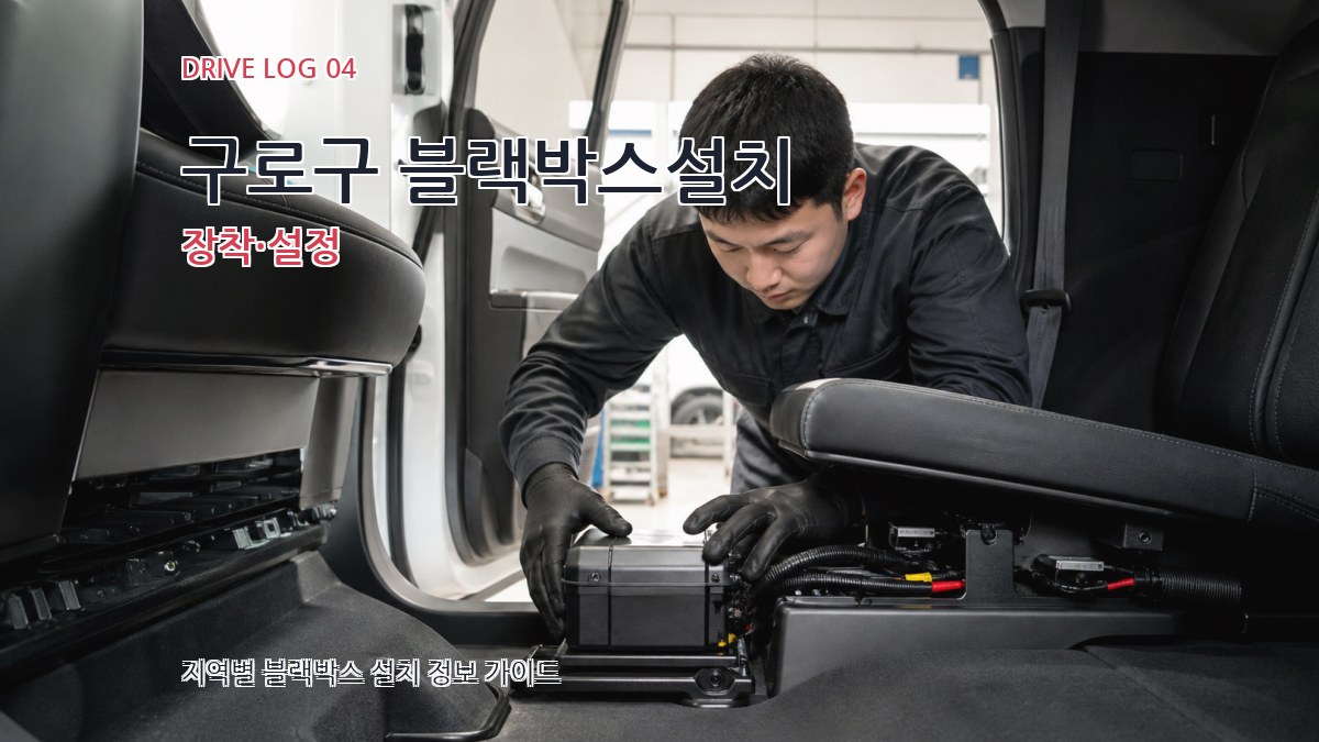 구로구 블랙박스설치 장착·설정