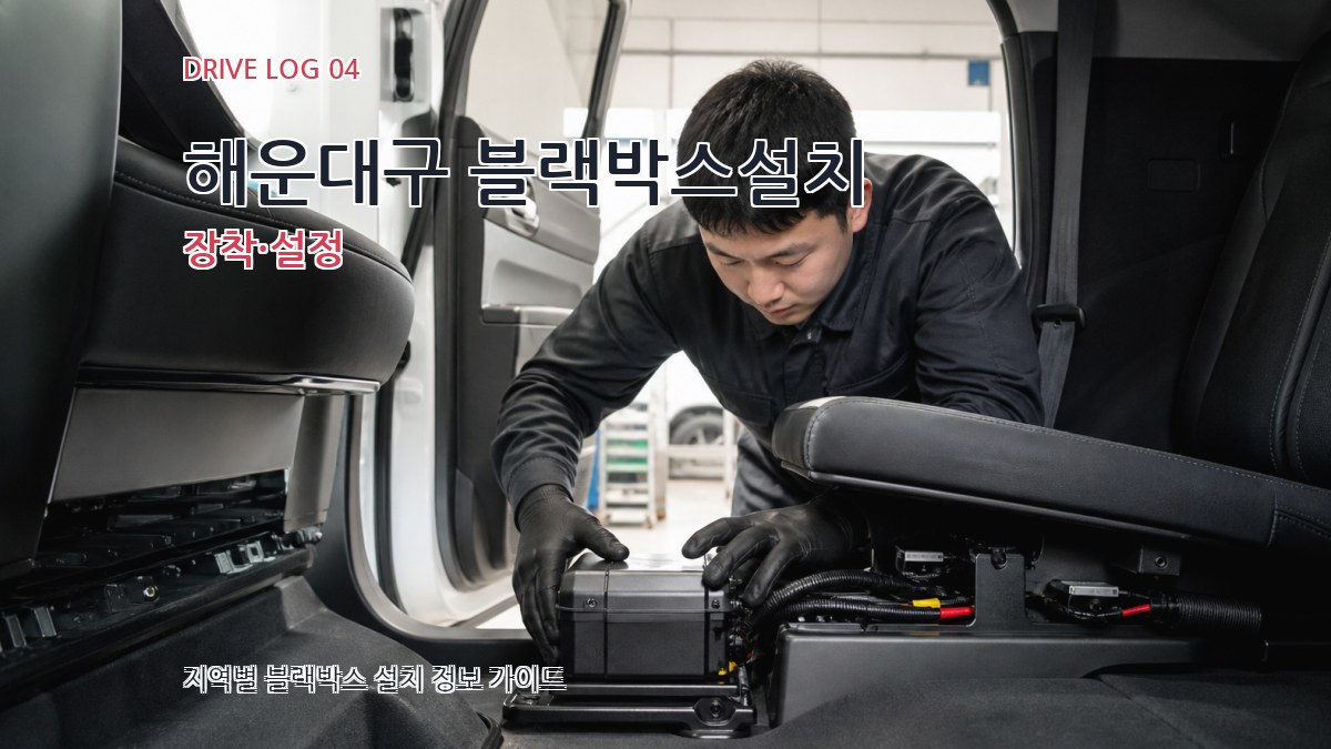 해운대구 블랙박스설치 장착·설정