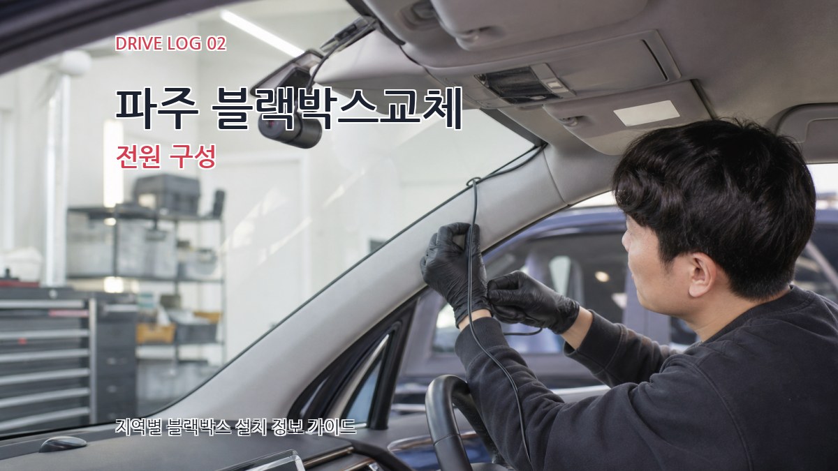 파주 블랙박스교체 전원 구성