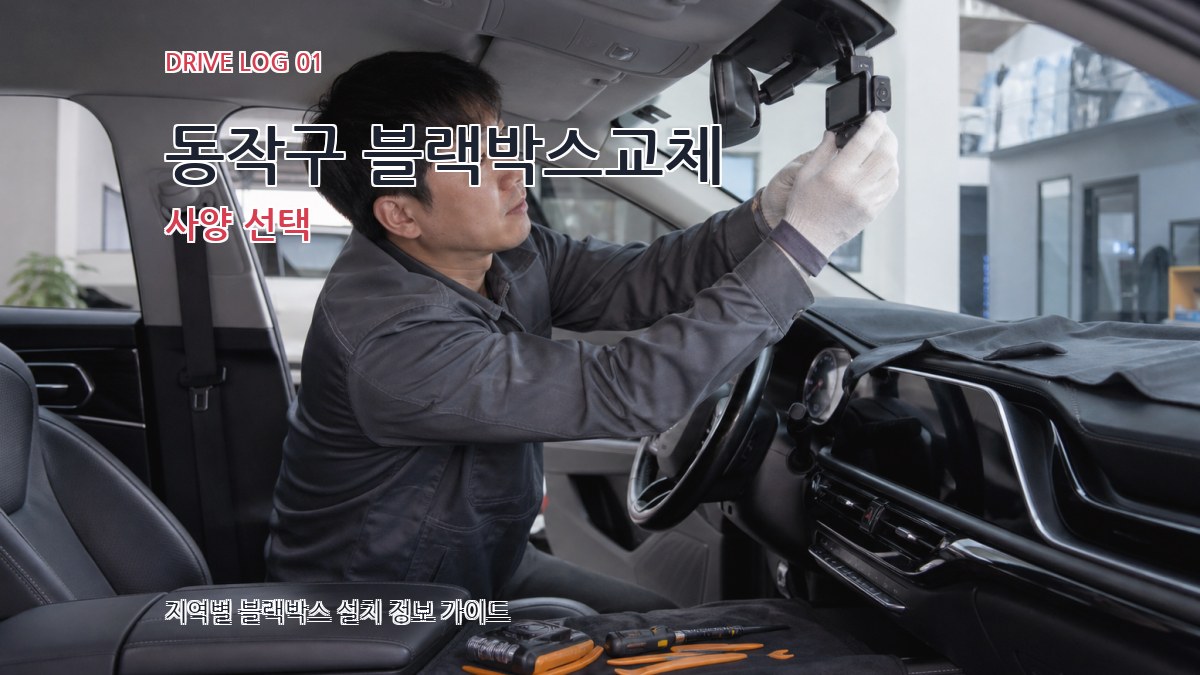 동작구 블랙박스교체