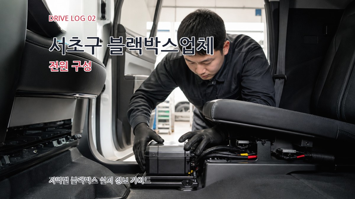 서초구 블랙박스업체 전원 구성