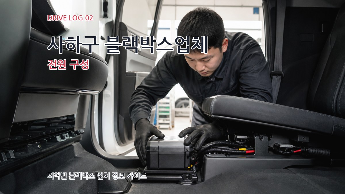 사하구 블랙박스업체 전원 구성