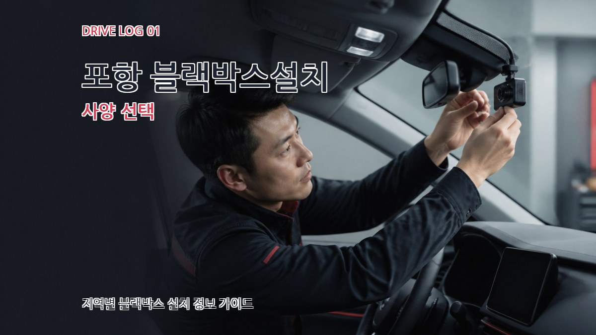 포항 블랙박스설치