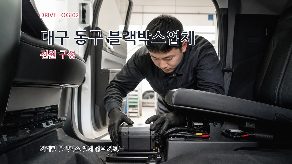 대구 동구 블랙박스업체 전원 구성