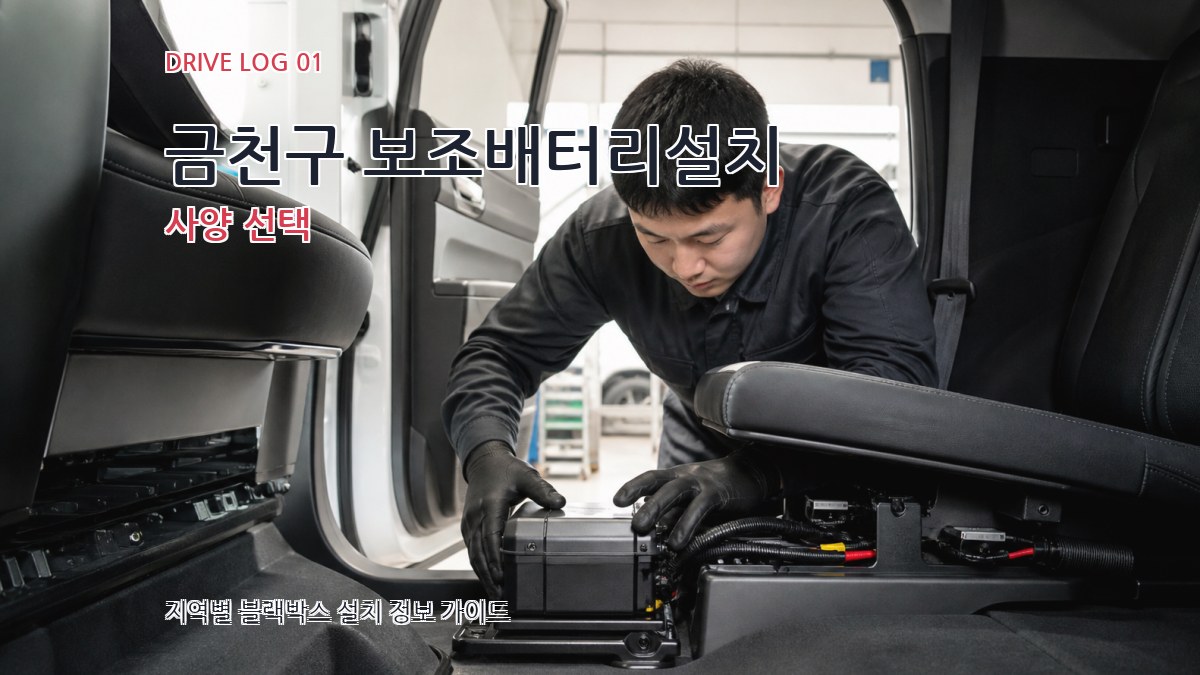 금천구 보조배터리설치