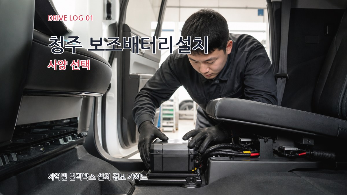 청주 보조배터리설치