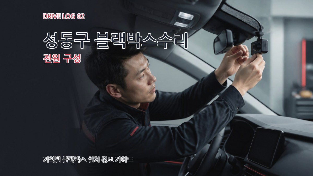 성동구 블랙박스수리 전원 구성