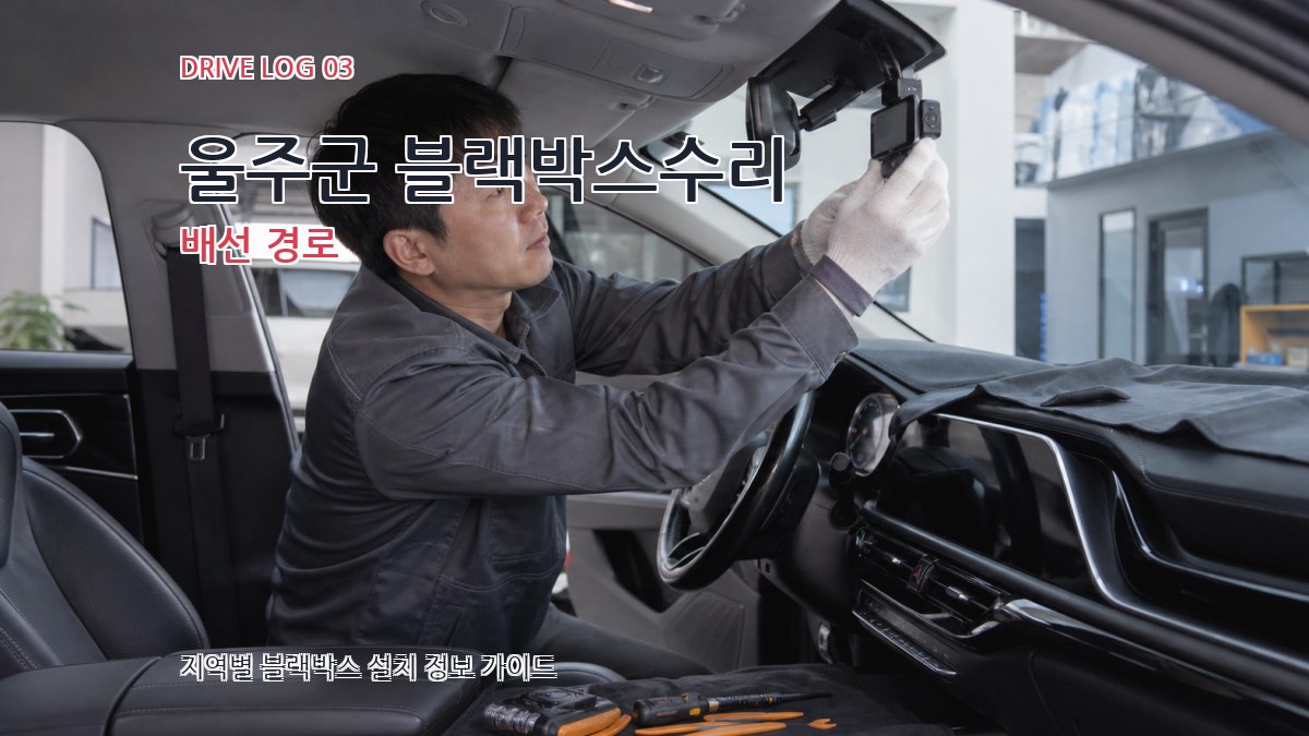 울주군 블랙박스수리 배선 경로