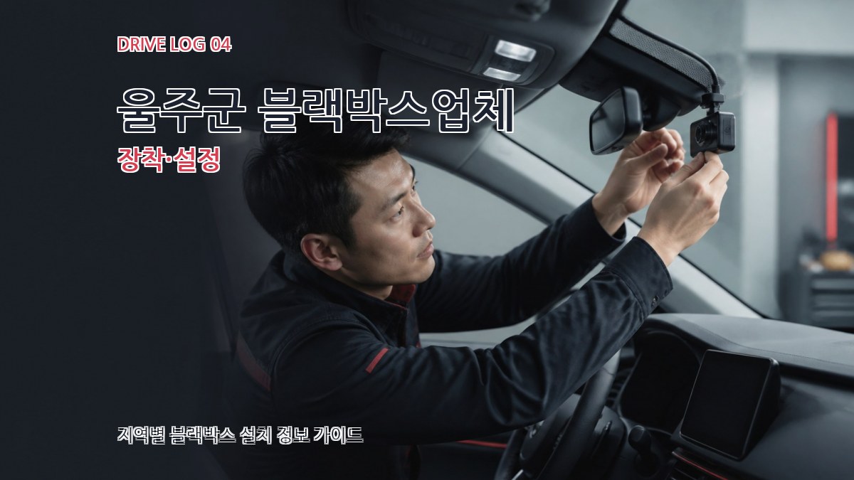 울주군 블랙박스업체 장착·설정