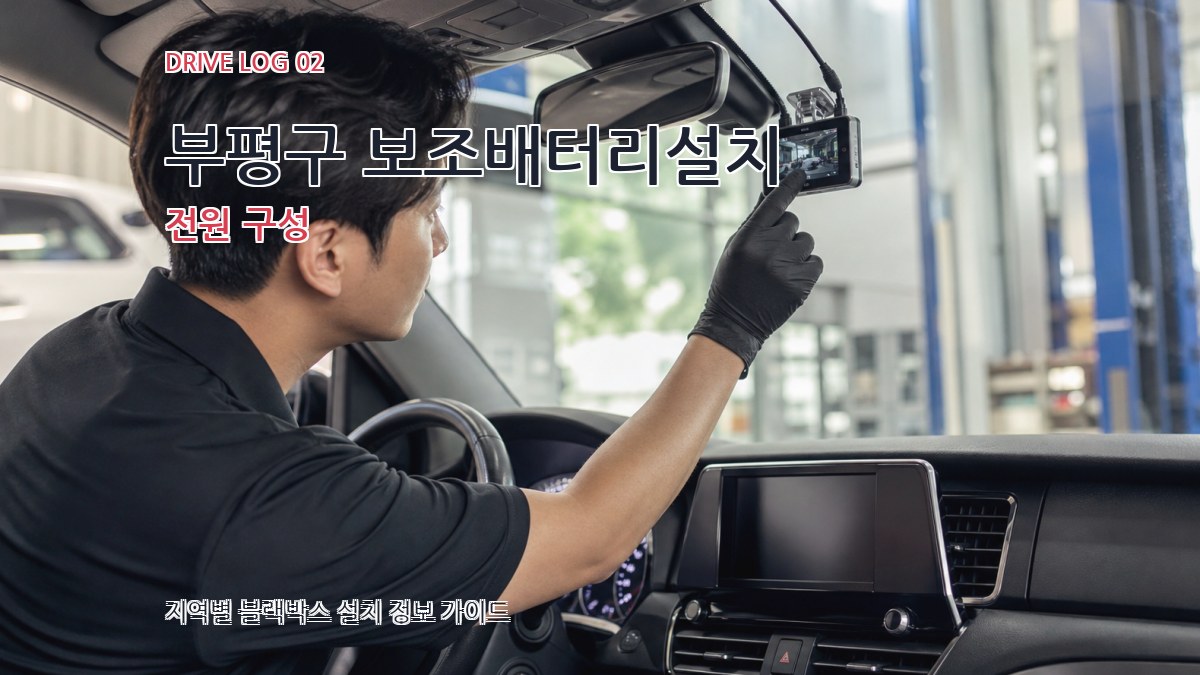 부평구 보조배터리설치 전원 구성