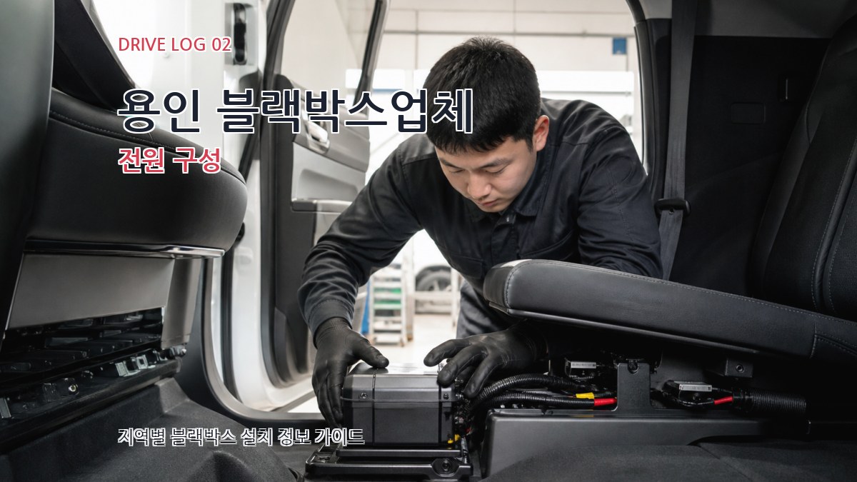 용인 블랙박스업체 전원 구성