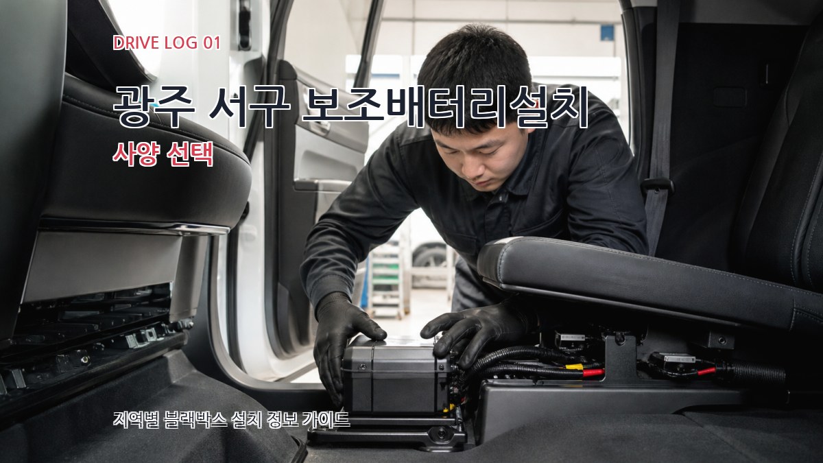 광주 서구 보조배터리설치