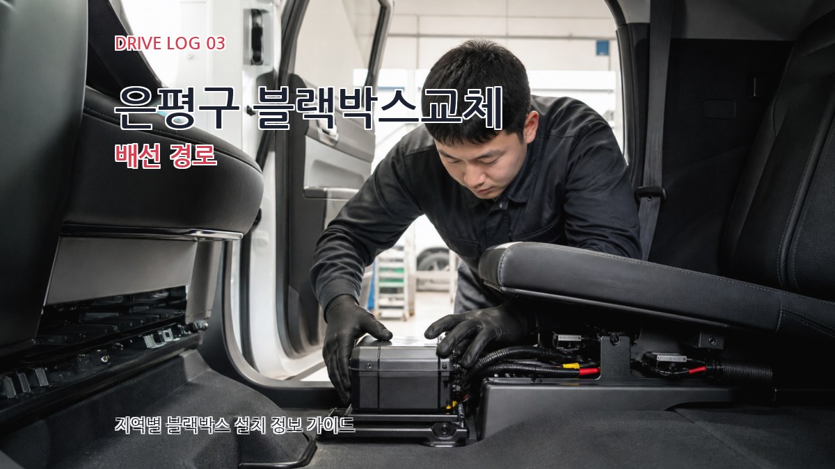 은평구 블랙박스교체 배선 경로