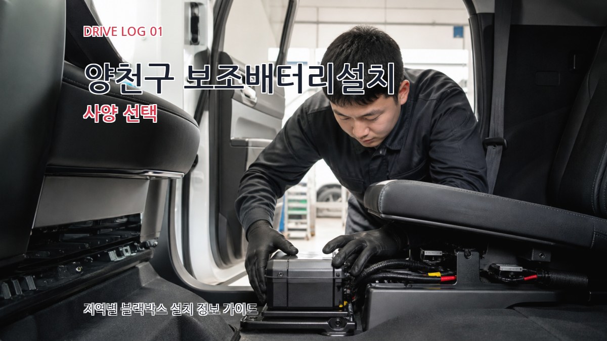 양천구 보조배터리설치