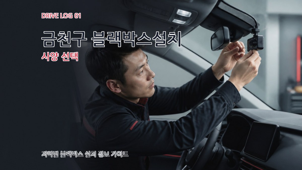 금천구 블랙박스설치