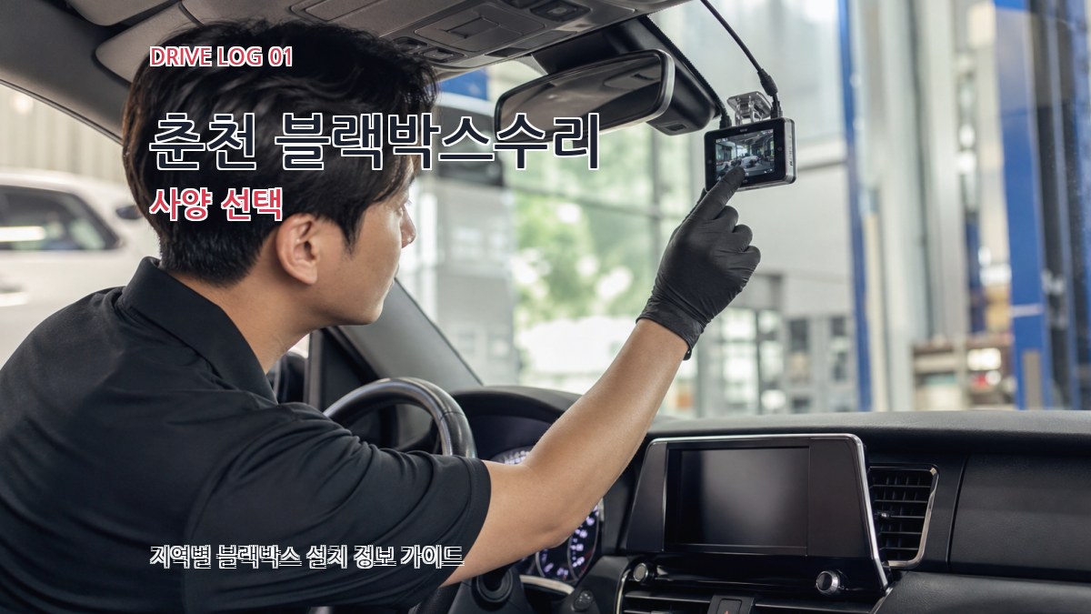 춘천 블랙박스수리
