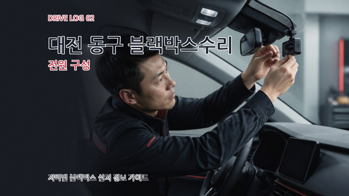 대전 동구 블랙박스수리 전원 구성