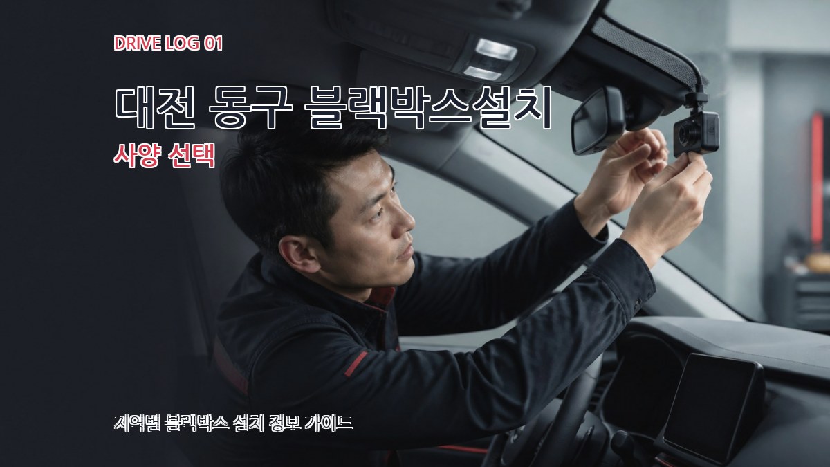 대전 동구 블랙박스설치