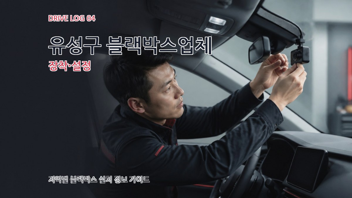 유성구 블랙박스업체 장착·설정
