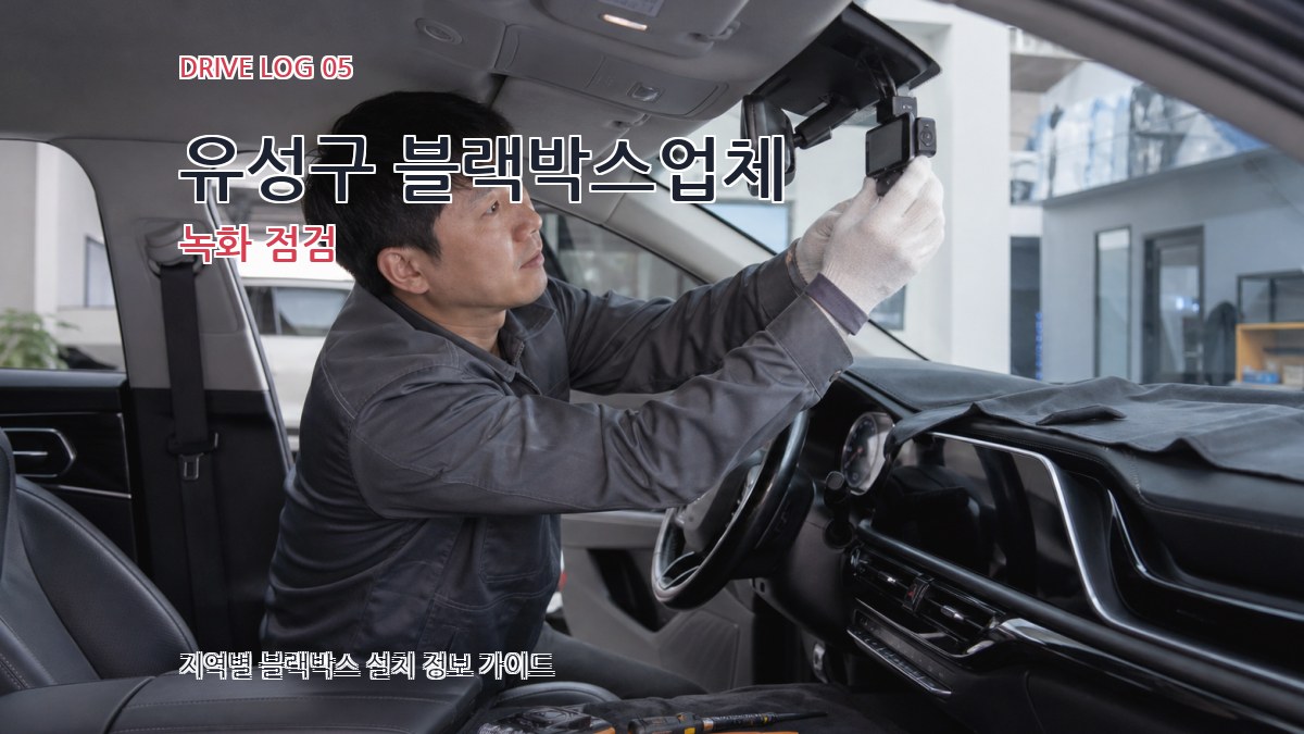 유성구 블랙박스업체 녹화 점검
