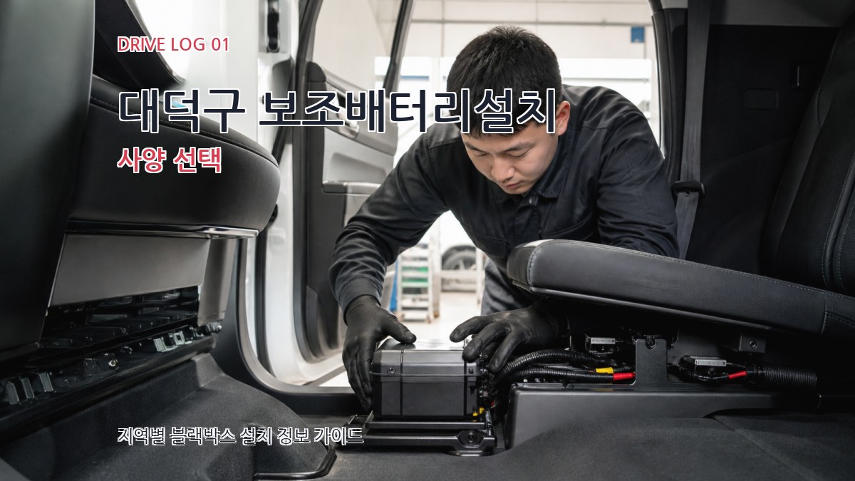 대덕구 보조배터리설치