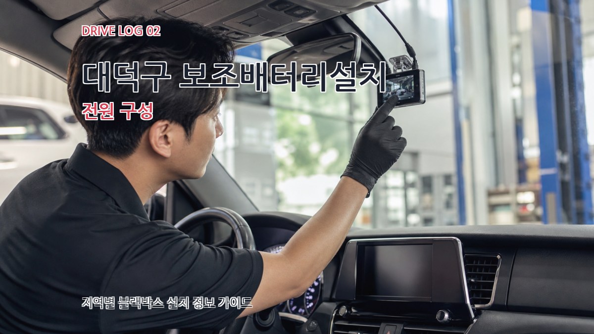 대덕구 보조배터리설치 전원 구성