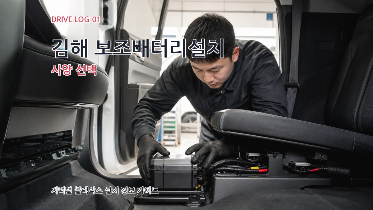 김해 보조배터리설치