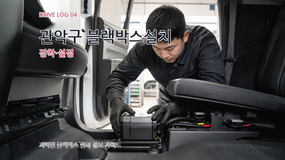 관악구 블랙박스설치 장착·설정