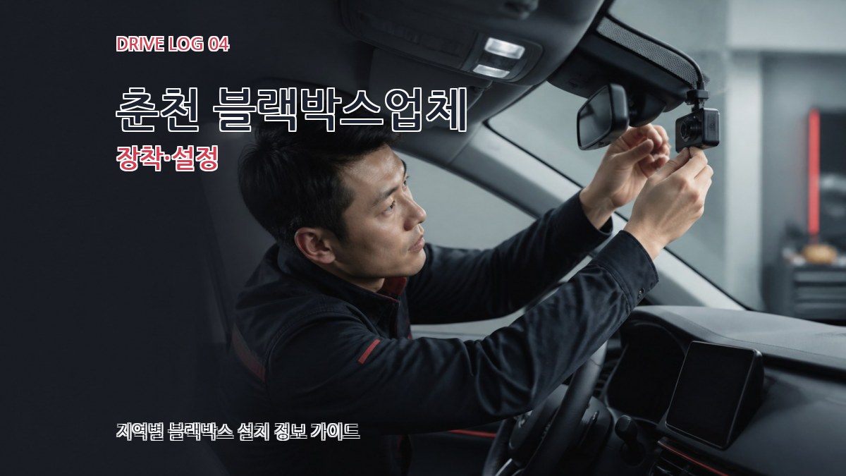 춘천 블랙박스업체 장착·설정