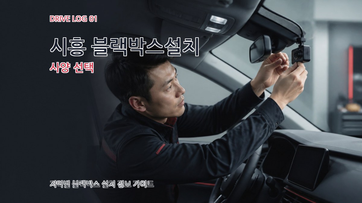 시흥 블랙박스설치