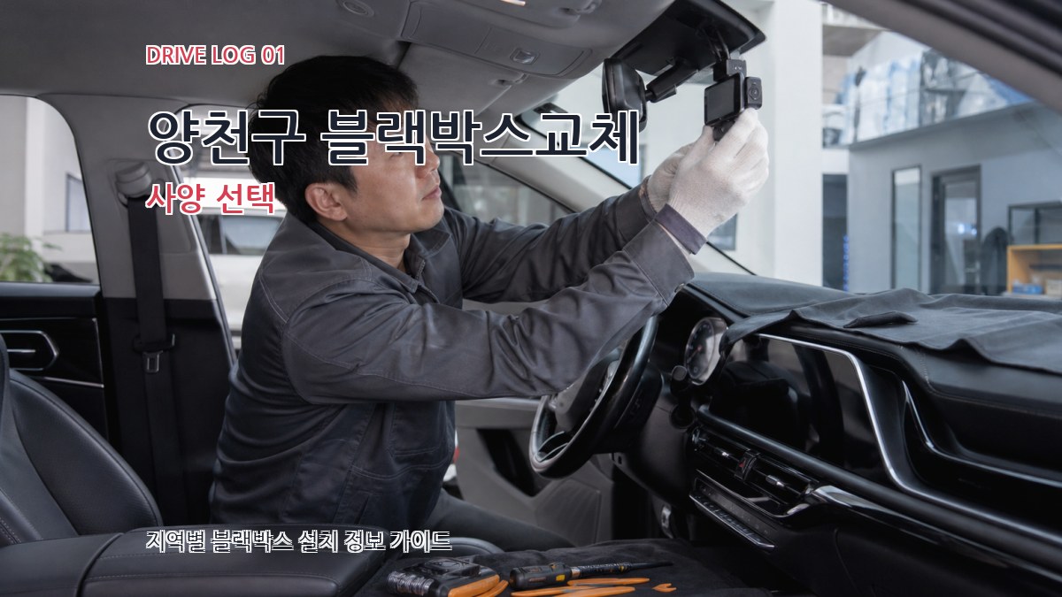 양천구 블랙박스교체