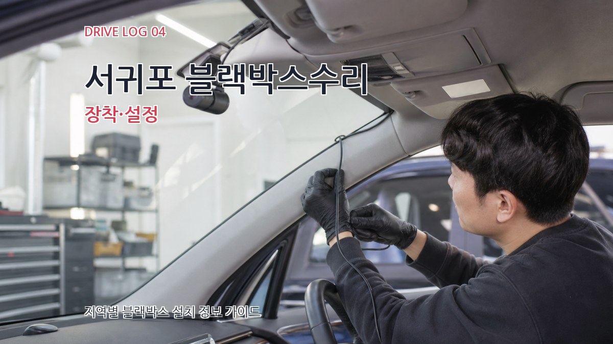 서귀포 블랙박스수리 장착·설정