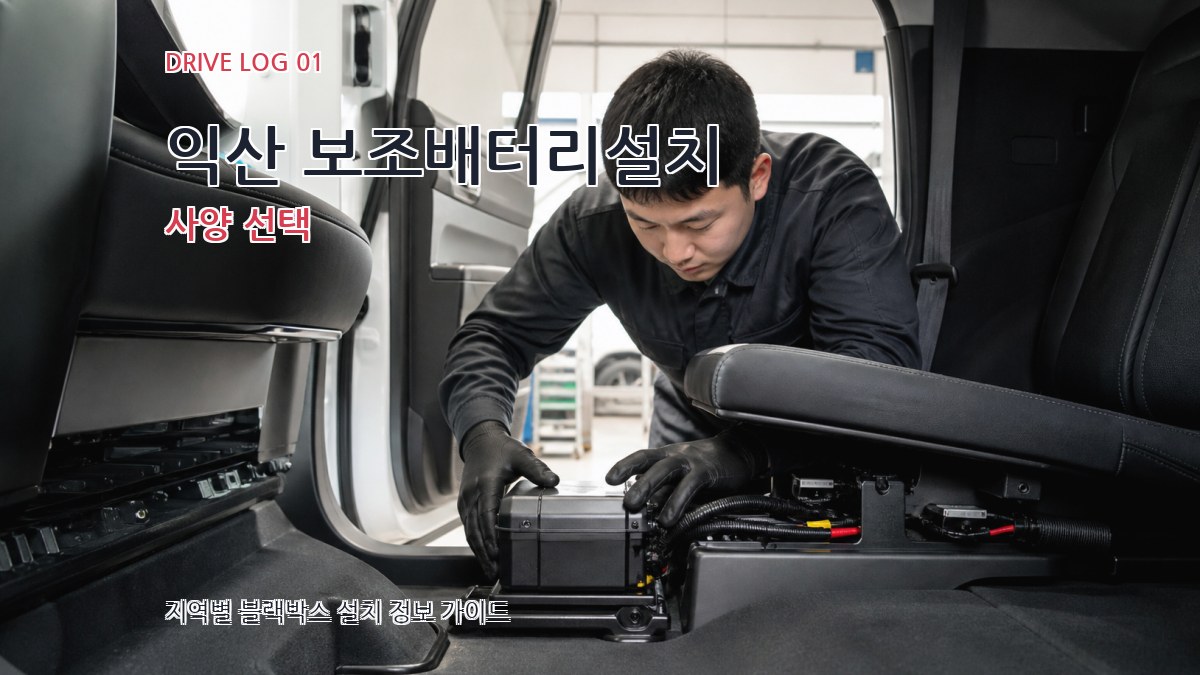익산 보조배터리설치