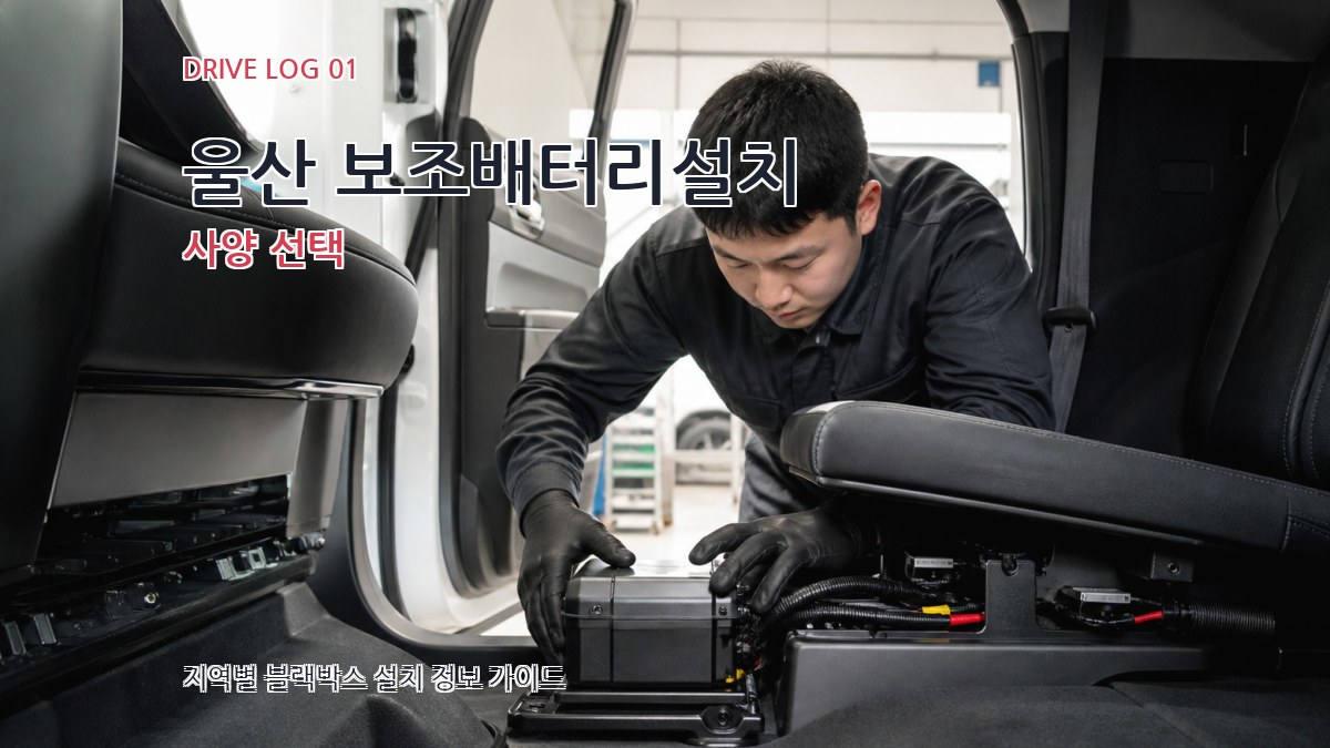 울산 보조배터리설치