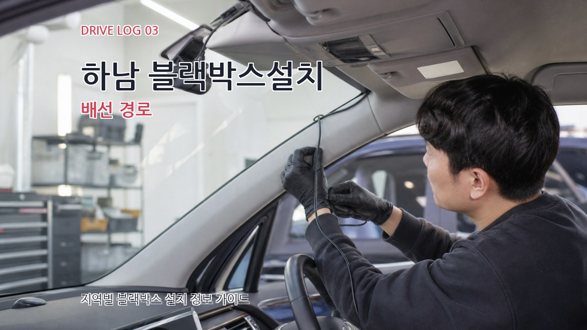 하남 블랙박스설치 배선 경로