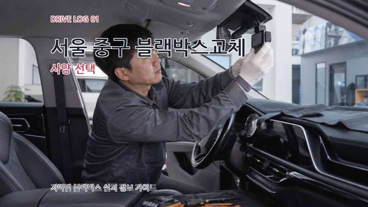 서울 중구 블랙박스교체