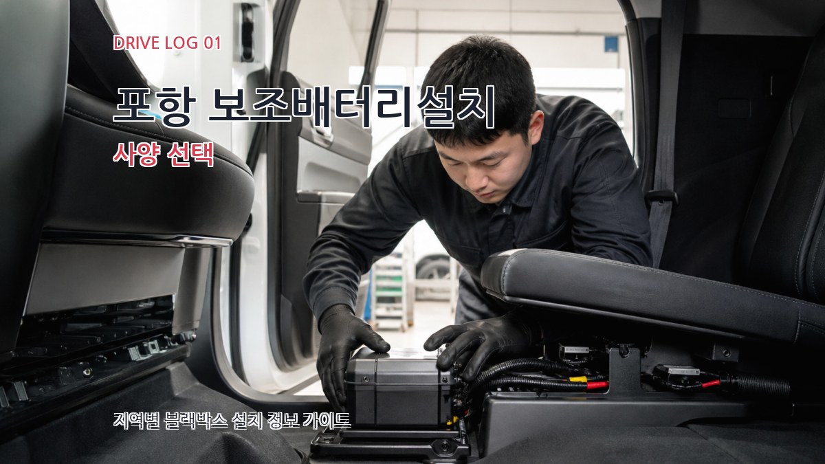 포항 보조배터리설치