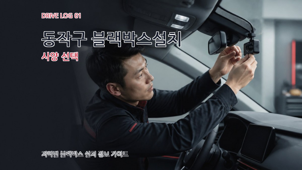 동작구 블랙박스설치