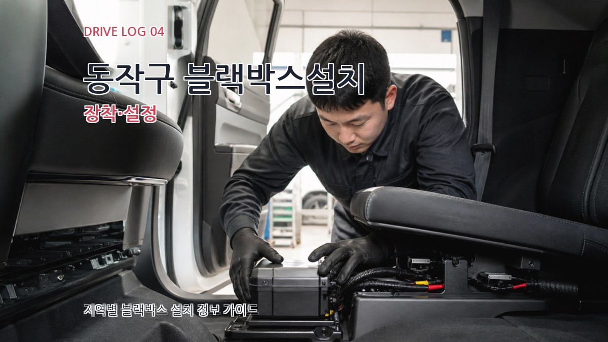 동작구 블랙박스설치 장착·설정