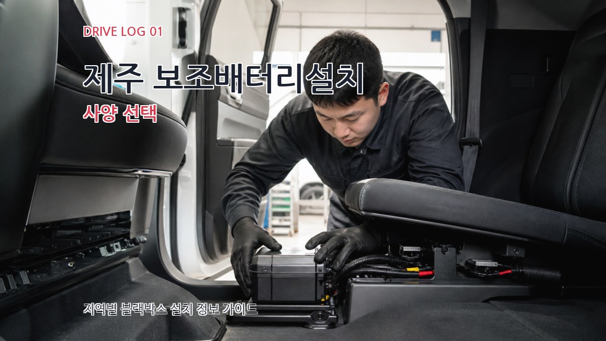 제주 보조배터리설치