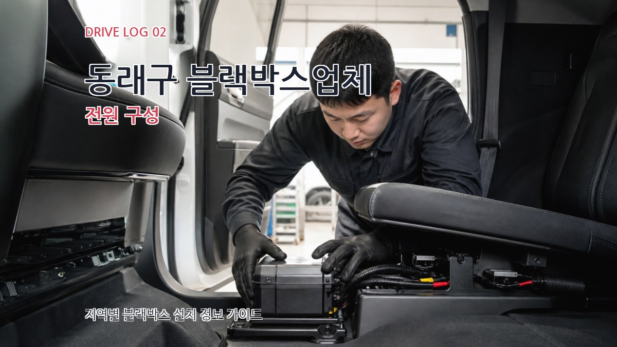 동래구 블랙박스업체 전원 구성