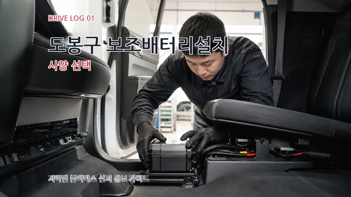 도봉구 보조배터리설치