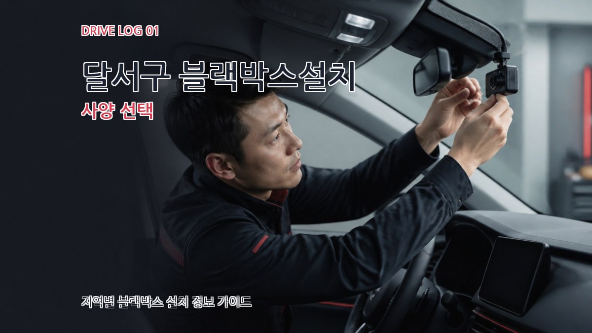 달서구 블랙박스설치