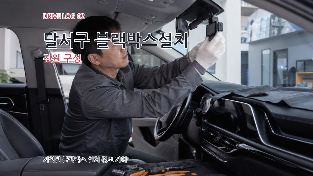 달서구 블랙박스설치 전원 구성