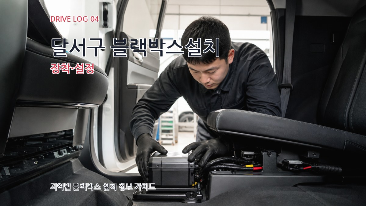 달서구 블랙박스설치 장착·설정