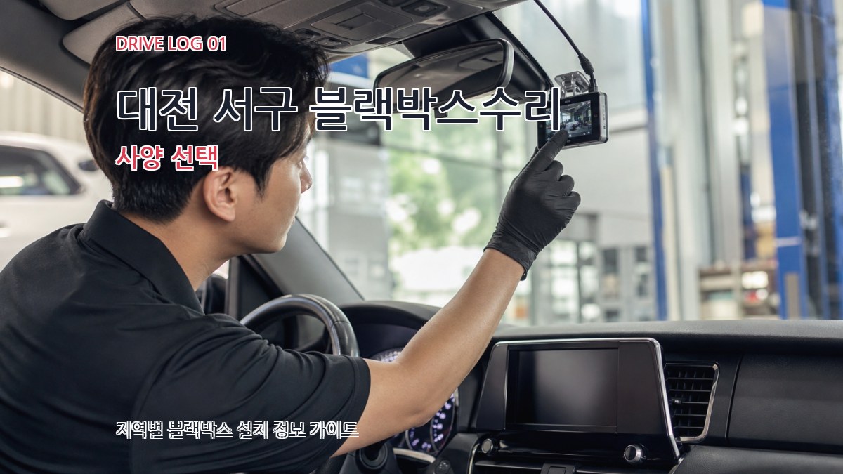 대전 서구 블랙박스수리