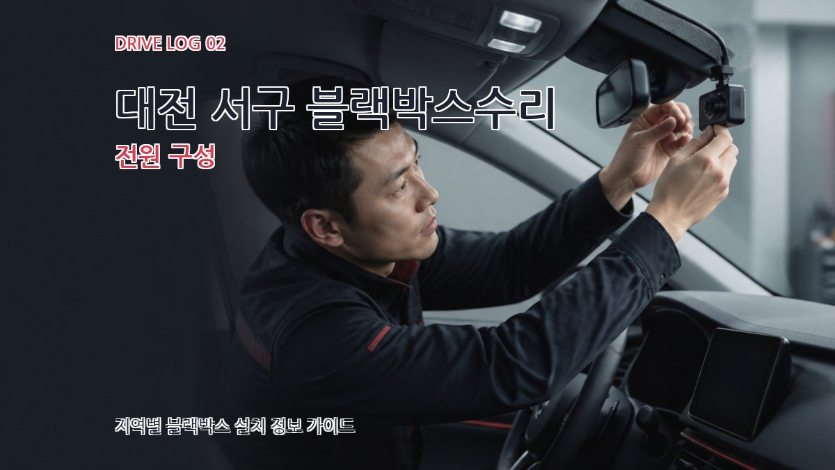 대전 서구 블랙박스수리 전원 구성
