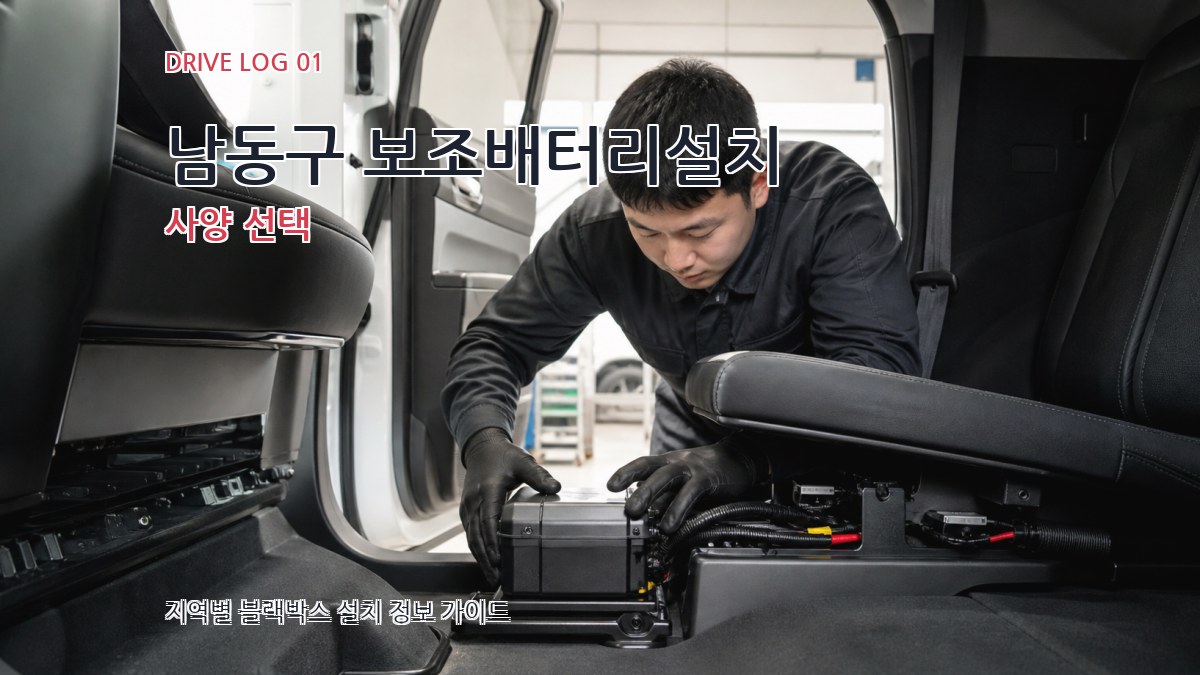남동구 보조배터리설치